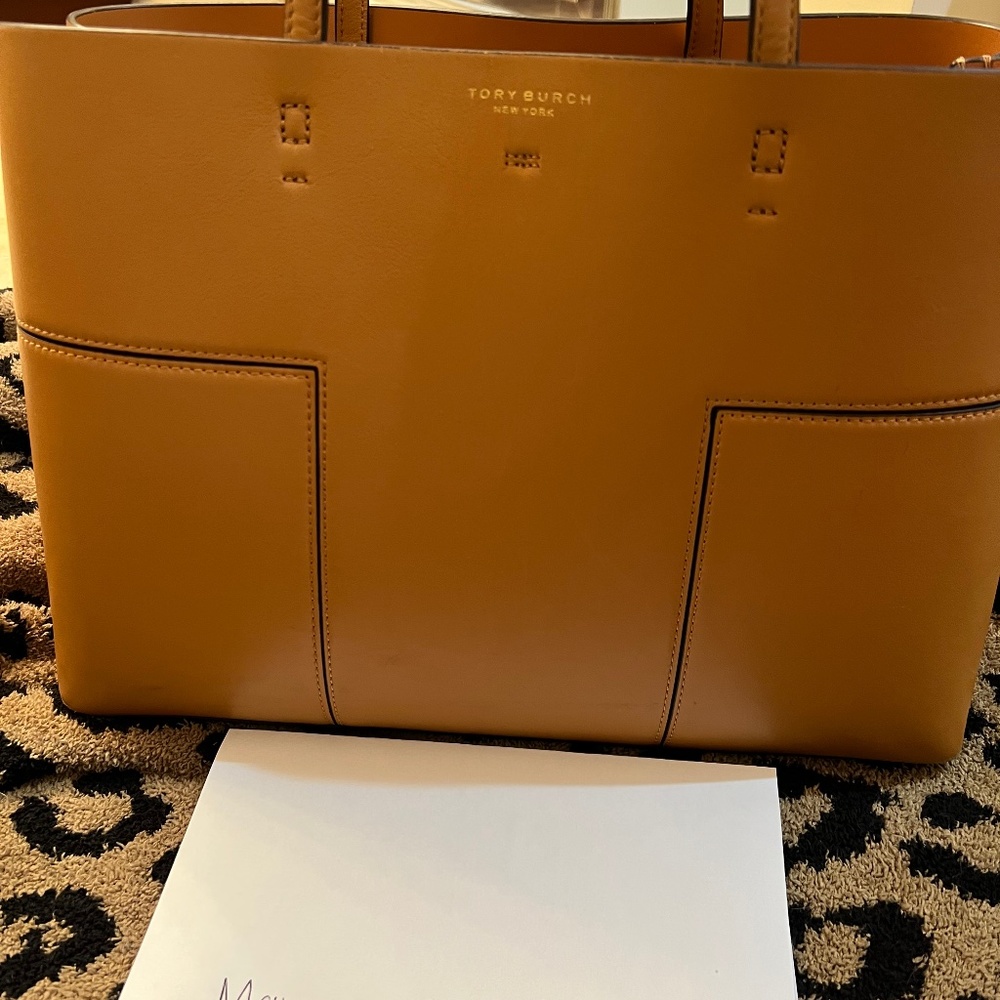 Used Tory Burch Block T tote